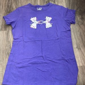 Purple holiday under armour shirt